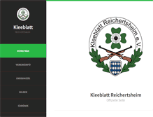 Tablet Screenshot of kleeblatt-reichertsheim.iivs.de