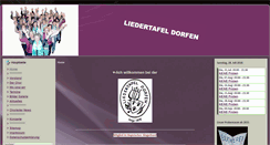 Desktop Screenshot of liedertafel.iivs.de