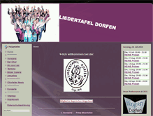 Tablet Screenshot of liedertafel.iivs.de